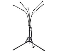 Pwefhsdjvh Lampada per la crescita delle piante con staffa a cinque teste Lampada per la crescita dell'impianto di atterraggio+forte staffa a clip Illuminazione a tutto