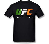 PwertkB Grossbull - Maglietta da uomo con bandiera Conor McGregor, Nero , S