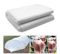 PWGHWG Tessuto Non Tessuto per Piante 1,5mx10m All'aperto Tessuto Non Tessuto 40g/m² Traspirante Velo da Sposa per Piante Antivento Antipioggia Antifreddo Uccelli e Insetti