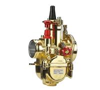 PWK - Carburatore universale per moto, 24, 26, 28, 30, 32, 34 mm, per 50 cc-250 cc, 1 pezzo (PWK 30 mm, oro)