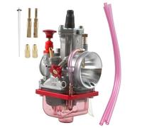 PWK24 26 28 30 34 Mm Dirt Bike Carb Con Getto Di Potenza Per 2T 4T Per Koso Motocross Per Karb Scooter ATV Moto Carburatore Kit Carburatore Carb(RED-PWK26)