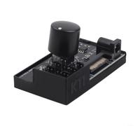 PWM, controllo della ventola a 4 pin, 12 V, hub per fino a 6 ventole per case PC con connettore di alimentazione SATA/DC, regolazione della velocità regolabile 1%-99% per un raffreddamento ottimale