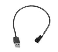 PWM Fan 5V USB 2.0 Un Cavo Connettore da Maschio A 3 Pin per Alimentatore PC 22AWG 1 A 1 32 Cm Connettore Adattatore Expander Converter Card Scheda Modulo Scheda Panello