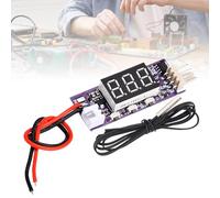 PWM Fan Speed Control Module, DC 12 V 3 A 4 fili di controllo della ventola con due sonde, modulo di controllo della velocità della ventola, controller PWM, sensore automatico NTC per ventola da 3000