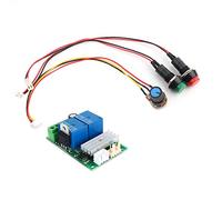 PWM Motor Speed Control Board, Green/Red Buttons for Forward/Reverse, Power Indicator, Low Noise