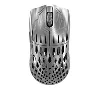 PWNAGE Trinity Mouse da gioco wireless 8kHz - 39 grammi Ultralight Esports Pro Gamer Flawless Professional Custom Xero PAW3950 Sensore ottico 36.000 DPI - 8000Hz -100% PTFE Pattini Symm 2 -Platinum