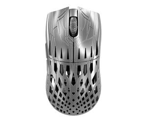 PWNAGE Trinity Mouse da gioco wireless 8kHz - 39 grammi Ultralight Esports Pro Gamer Flawless Professional Custom Xero PAW3950 Sensore ottico 36.000 DPI - 8000Hz -100% PTFE Pattini Symm 2 -Platinum