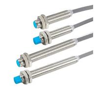 PWQBABJWL 5 Pezzi IP68 3 Fili M8 Interruttore di prossimità induttivo Risposta Rapida sensore alloggiamento in Rame Personalizzato Lungo e Corto(1.5mm -Flush,LML08 -Long-PNP No)