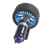 PWQBABJWL Motore a Ingranaggi DC 6V 12V 20-4545RPM Motore con Encoder Mini Micro Elettrico ad Alta Coppia Motore a Ingranaggi in Metallo 370 Motore a Ingranaggi DC(6V 214 RPM)