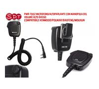 PWR-7002 MICROFONO/ALTOPARLANTE COMPATIBILE KENWOOD/POLMAR/BAOFENG/WOUXUN