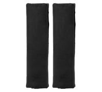 +PWR Car Parts Cuscinetti per Cintura in Velluto Nero (2 Pezzi). Universali, Morbidi e Confortevoli. Evitano sfregamenti. Design Elegante. 100% Poliestere Lavabile