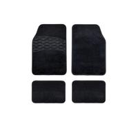 +PWR Car Parts Tappetini in moquette Verona neri, set da 4 pezzi