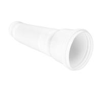 Pwshymi 20-59 Inflout della Grondaia della Pioggia con Blocco Splash per Depressioni Esterne, Scarico Flessibile Extender, Estensione di Scarico Estensibile Extender (Bianco)
