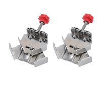 Pwshymi 2pcs a 90 Gradi Morsetto Angolare Destro, Morsetto Angolare in Acciaio Inossidabile Angolo Retto Fissaggio Clip per la Lavorazione del Legno con Impugnatura Forte