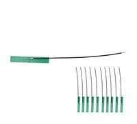 Pwshymi Antenna WIFI, Antenna PCB Interna con Buon Segnale e Ampia Copertura per Applicazioni Smart Home, 10 Pezzi, 2,4 G, Cavo RG1.13