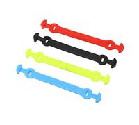 Pwshymi Antivibrazioni per Racchetta da Tennis Silicone Ammortizzatore Lungo per Comfort e Prestazioni 4.1in Rosso Blu Giallo Confezione da 4