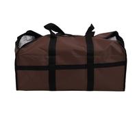 Pwshymi Borsa per Legna da Ardere Borsa Grande per Legna da Ardere Resistente con Manici per Riscaldamento Domestico Barbecue da Campeggio, Porta da Portatile 10x24x12 Pollici (A)