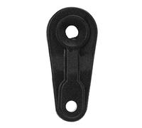 Pwshymi Braccio del Clacson del Servo dello Sterzo Resistente e Leggero per Auto RC ZD Racing DBX 10 10421 S Plastica Nera 1 Pezzo