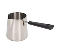 Pwshymi Brocca per Schiuma di Latte con Manico Lungo, Brocca da caffè in Acciaio Inossidabile 201 Facile da Pulire per Fai-da-te, Compatta e Resistente Alla Ruggine 1 unità (350 ml)