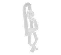 Pwshymi Clip per Luci Natalizie da 60 Pezzi, Ganci Resistenti e Impermeabili con Presa Forte per Decorazioni Natalizie All'aperto, Set di Clip in Plastica Flessibile (Bianca)