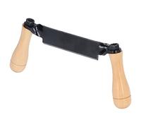 Pwshymi Coltello Dritto, Strumento per Rasatura, Lama Dritta in Acciaio Al Tungsteno, Manico in Legno per Modellare la Rimozione della Corteccia di Pali di Recinzione in Legno (8 pollici)