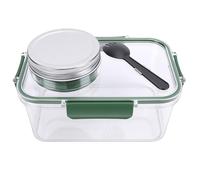 Pwshymi Contenitore per Insalata Contenitore per Pranzo Portatile Riutilizzabile a Tenuta Stagna per Ufficio Scolastico, per Alimenti in ABS con Scomparto per Condimenti per Pranzi in Movimento