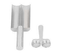 Pwshymi Cucchiaio Efficiente per Polpette in Acciaio Inossidabile per, Bar, Ristorante, Facile da Pulire e da Utilizzare per il Set Fai-da-te per Polpette (2 tubi)