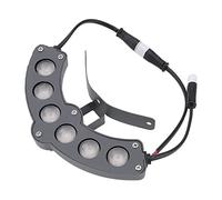 Pwshymi Eaves Luci Decorative Luce a Risparmio Energetico a LED Dorata a Forma di da 6 W per Templi All'aperto e Vecchi Edifici