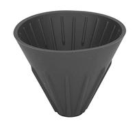Pwshymi Filtro Portatile Riutilizzabile per Gocciolatore di caffè in Silicone, Facile da Usare per Viaggi, Campeggio, Casa, Leggero e Senza BPA (Nera)