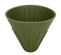 Pwshymi Filtro Portatile Riutilizzabile per Gocciolatore di caffè in Silicone, Facile da Usare per Viaggi, Campeggio, Casa, Leggero e Senza BPA (Verde)