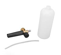 Pwshymi Flacone Spray per Schiuma per Autolavaggio, Ugello Regolabile Efficiente G1/4, Connettore Rapido, in Schiuma di Rame per Esterni, capacità 1 Litro, Adatto a Oltre Il 90% dei Modelli
