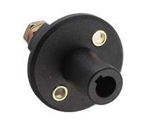 Pwshymi Interruttore Staccabatteria, Isolatore di Interruzione Alimentazione Durevole per Auto e Barca, DC 12V 24V Ad Alta Sicurezza, Design Compatto in ABS e Ottone, 1 unità