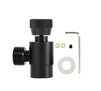 Pwshymi Kit Connettore Adattatore Ricarica Bombola Serbatoio di Riempimento CO2 per SodaStream(#Black) Home