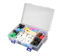 Pwshymi Kit Modello Molecolare di Chimica Set Didattico Professionale di Chimica Organica per Studenti e Insegnanti 78 Atomi 110 Legami