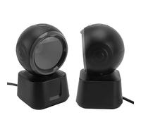 Pwshymi Lettore di Codici a Barre Desktop 1D 2D QR Lettore USB Automatico Omnidirezionale per Supermercati e Negozi Al Dettaglio