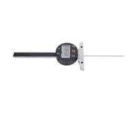 Pwshymi Misuratore di profondità Digitale Letture Accurate da 100 Mm | Base robusta in acciaio, Adatto per la lavorazione del legno, Trasferimento dati USB, Alimentazione a batteria