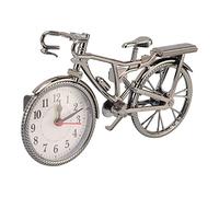 Pwshymi Orologio da Scrivania per Bici, Sveglia da Tavolo Vintage Alimentata a Batteria Ornamento Artistico Compatto Decorativo Realistico per la Casa per Il Dormitorio