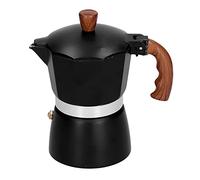 Pwshymi Pentola in Lega di Alluminio, Macchina da caffè Portatile con Isolamento Termico e Impugnatura Ergonomica, con Installazione Semplice, per Fornello Elettrico a Gas per Ufficio (300 ml)