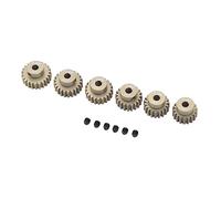 Pwshymi Pignone Motore RC Set di Ingranaggi RC in Metallo 3,175 Mm Riduzione del Rumore Compatibilità Efficiente 0,6 M per l'aggiornamento di Auto RC