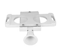 Pwshymi Pressa per Hamburger, Pressa per Hamburger in ABS Antiaderente a | Struttura in Plastica Antiaderente, 2 Polpette da 150 G Facili da Preparare, Compatibili con L'insaccatrice per Salsicce e