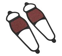 Pwshymi Sabbia Grossolana Invernale Antiscivolo Ghiaccio Ciaspe da Scarpe da Trazione Ramponi Coperture Scarpe con Impugnatura Durevole per Pesca sul Ghiaccio, Corsa, Spalare la Materiale in Gomma