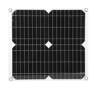 Pwshymi Scheda di Ricarica per Pannello Solare Semi-flessibile da 25 W 5 V per Campeggio da Viaggio All'aperto, Elegante Energia Solare Mobile per L'escursionismo, 13 X 14,1 Pollici