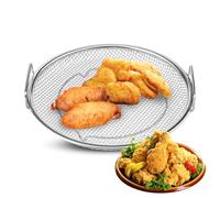 Pwshymi Scolaolio per Frittura, Griglia di Scarico Olio per Fritti con Maniglia Colapasta Multifunzione per Patatine Fritte Verdure