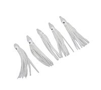 Pwshymi Set Ami Pesca Seppia Luminosi, 5 Pz | Acciaio inossidabile resistente, design efficace dell\'esca, luminoso per la pesca notturna