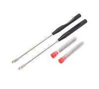 Pwshymi Set di Aste per Inoculazione 21 Cm, Rame Cromato