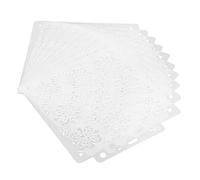 Pwshymi Stencil Modello Mandala, Design da 14 Cm per Arte | Materiale PET, multiuso per il fai da te, facile da pulire, ideale per il fai da te