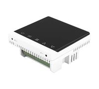Pwshymi Termostato Fan Coil, da 5 a 35°C, Precisione ±1°C, Display LCD | Regolatore di temperatura, custodia in PC e ABS, sensore , uso soggiorno, compatibilità con aria condizionata