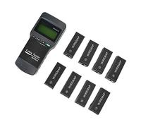 Pwshymi Tester per Cavi di Rete Display LCD Tester Compatto per la Lunghezza del Cavo per Professionisti della Rete 8 unità Remote