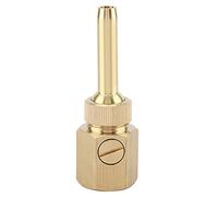 Pwshymi Ugello per Fontana Universale Regolabile in Ottone, Testina di Spruzzo Diritta per Fontane Musicali, Ugello con Filettatura Femmina DN15/DN20/DN25 per Piscine (4 Punti DN15)