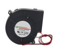 Pwshymi Ventilatore di Raffreddamento Senza Spazzola, Ventola di Raffreddamento con Ventilatore d'Aria a Doppia Sfera per Picnic Attrezzature per Il Riscaldamento da Campeggio Barbecue 12V 2.4A